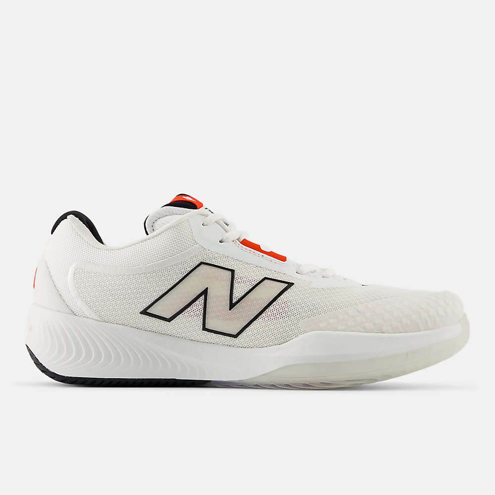 New Balance FuelCell 996v6 Shoes White with Black and Team Red